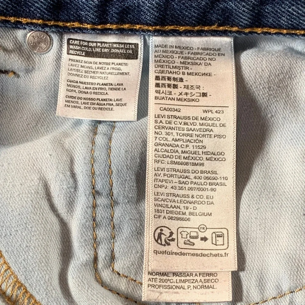 Levi Strauss Co 505 Jeans Mens‎ W38 L30 See PicsBlue Denim Straight Leg Classic